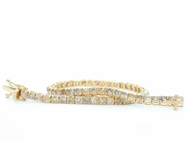 Gouden armband met diamanten 6.30 carat - afbeelding 6 van  8