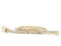 Gouden armband met diamanten 6.30 carat - afbeelding 6 van  8