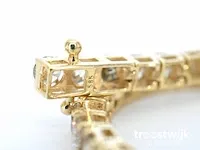 Gouden armband met diamanten 6.30 carat - afbeelding 7 van  8