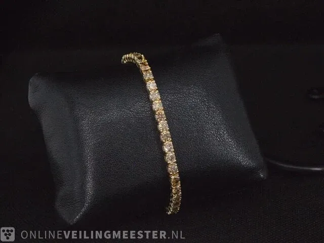 Gouden armband met diamanten 8,00 carat - afbeelding 2 van  12