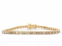 Gouden armband met diamanten 8,00 carat