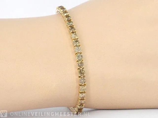 Gouden armband met diamanten 8,00 carat - afbeelding 5 van  12