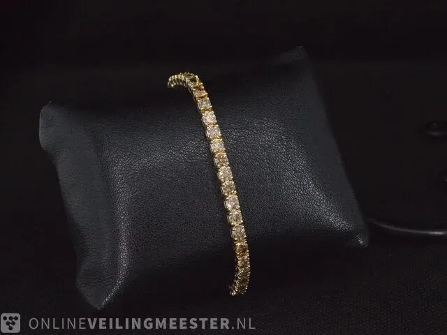 Gouden armband met diamanten 8,00 carat - afbeelding 10 van  12