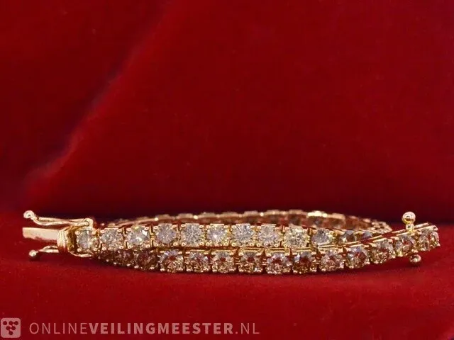 Gouden armband met diamanten 8,00 carat - afbeelding 8 van  12