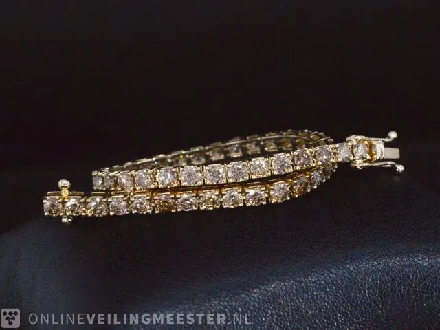 Gouden armband met diamanten 8,00 carat - afbeelding 9 van  12