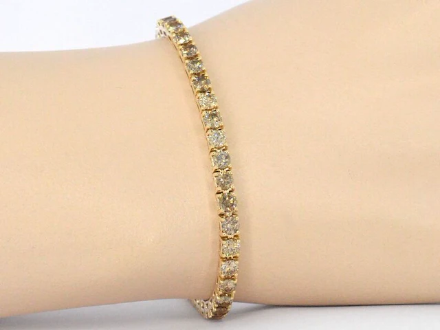 Gouden armband met diamanten 8.00 carat - afbeelding 2 van  13