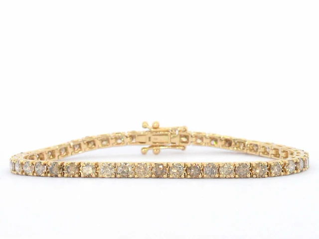 Gouden armband met diamanten 8.80 carat - afbeelding 1 van  13