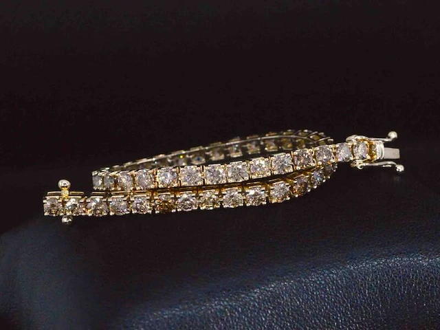 Gouden armband met diamanten 8.80 carat - afbeelding 9 van  13