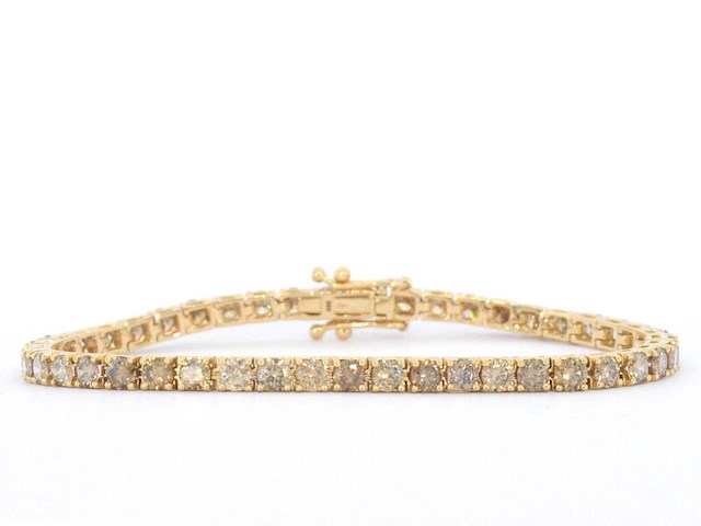 Gouden armband met diamanten 8.80 carat - afbeelding 1 van  12