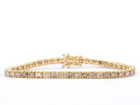 Gouden armband met diamanten 8.80 carat - afbeelding 1 van  12