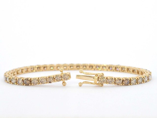 Gouden armband met diamanten 8.80 carat - afbeelding 5 van  12