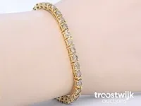 Gouden armband met diamanten 9.00 carat - afbeelding 2 van  8