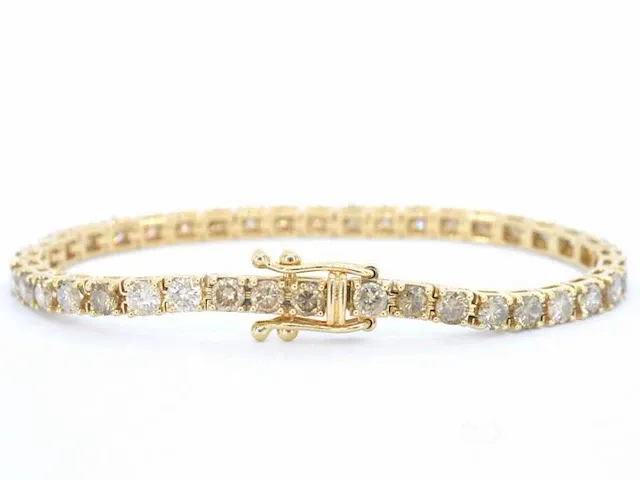 Gouden armband met diamanten 9.00 carat - afbeelding 3 van  8