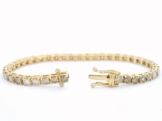 Gouden armband met diamanten 9.00 carat - afbeelding 4 van  8