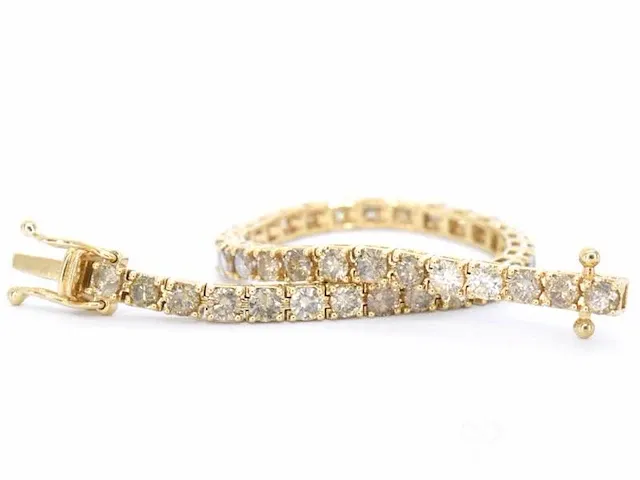 Gouden armband met diamanten 9.00 carat - afbeelding 7 van  8