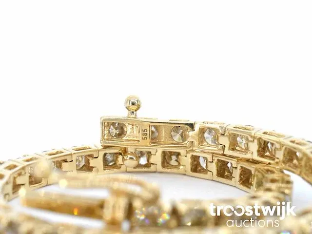 Gouden armband met diamanten 9.00 carat - afbeelding 8 van  8