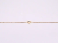 Gouden armband met diamanten hartje 0.10 carat - afbeelding 5 van  8