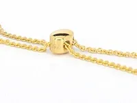 Gouden armband met diamanten - afbeelding 6 van  6