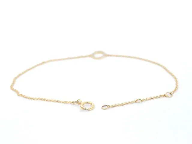 Gouden armband met diamanten - afbeelding 4 van  7