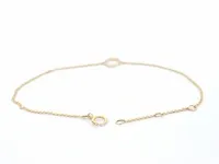 Gouden armband met diamanten - afbeelding 4 van  7