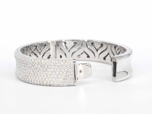 Gouden armband met diamanten - afbeelding 4 van  6