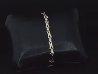 Gouden armband met diamanten