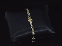 Gouden armband met diamanten - afbeelding 5 van  5