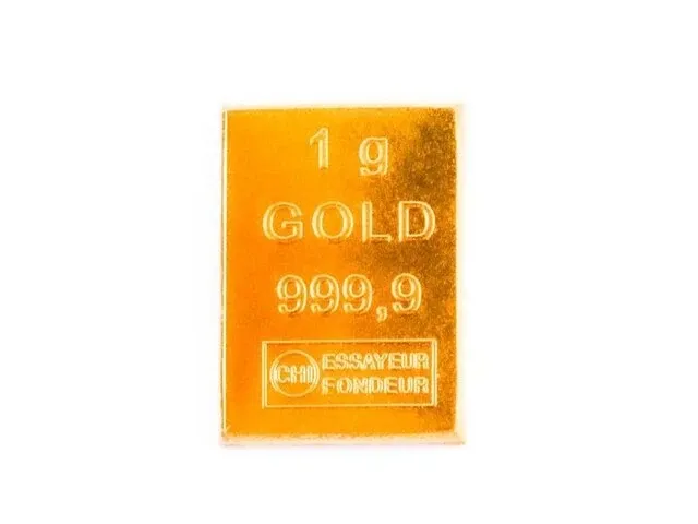 Gouden baar - afbeelding 1 van  3
