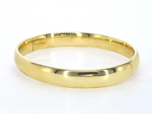 Gouden bangle armband - afbeelding 3 van  7