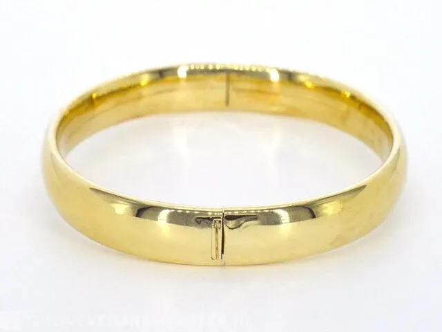 Gouden bangle armband - afbeelding 4 van  7