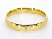 Gouden bangle armband - afbeelding 4 van  7