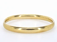 Gouden bangle armband - afbeelding 1 van  8
