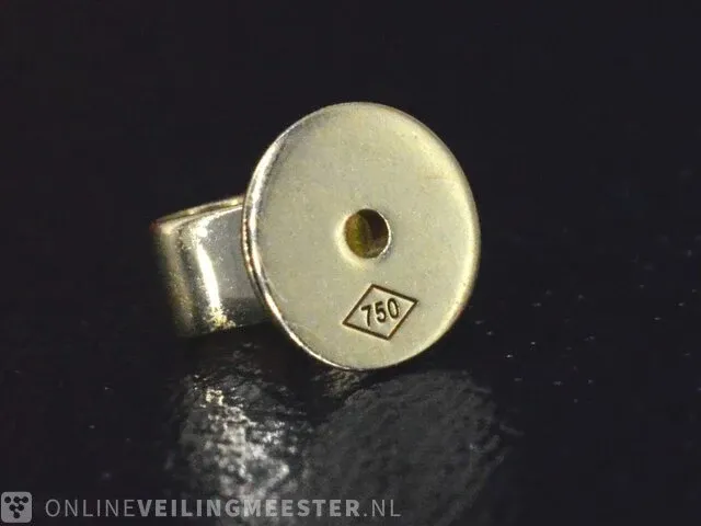 Gouden briljant oorbellen van 2.00 carat - afbeelding 8 van  10