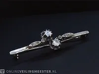 Gouden broche met diamanten - afbeelding 5 van  8