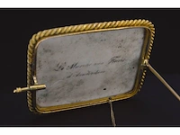 Gouden broche met een antiek schilderij - afbeelding 5 van  7