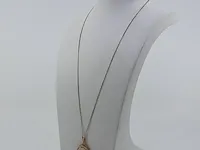 Gouden collier met camee hanger, 14 karaats - afbeelding 1 van  11