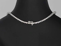 Gouden collier met diamanten 16.50 carat - afbeelding 5 van  8