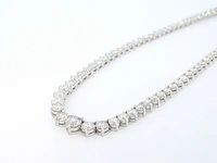 Gouden collier met diamanten 16.50 carat - afbeelding 6 van  8