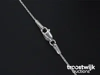 Gouden collier met diamanten - afbeelding 5 van  5
