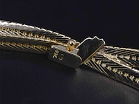 Gouden collier met diamanten - afbeelding 6 van  8