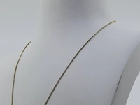 Gouden collier met hanger, 14 karaats - afbeelding 5 van  11