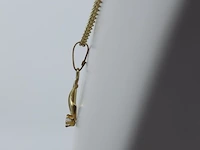 Gouden collier met hanger, 14 karaats - afbeelding 4 van  12