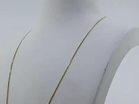 Gouden collier met hanger, 14 karaats - afbeelding 5 van  11