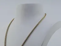 Gouden collier met hanger, 14 karaats - afbeelding 4 van  10