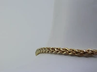 Gouden collier met hanger, 14 karaats - afbeelding 9 van  10