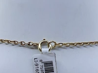 Gouden collier met hanger - afbeelding 6 van  8