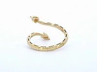 Gouden design ring met natuurlijke diamanten - afbeelding 6 van  10