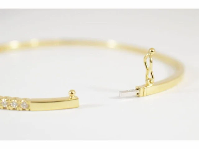 Gouden diamanten armband - afbeelding 4 van  4