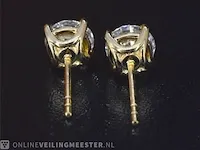 Gouden diamanten oorbellen van 2.00 carat - afbeelding 6 van  9