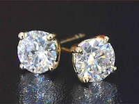 Gouden diamanten oorbellen van 2.00 carat - afbeelding 6 van  9